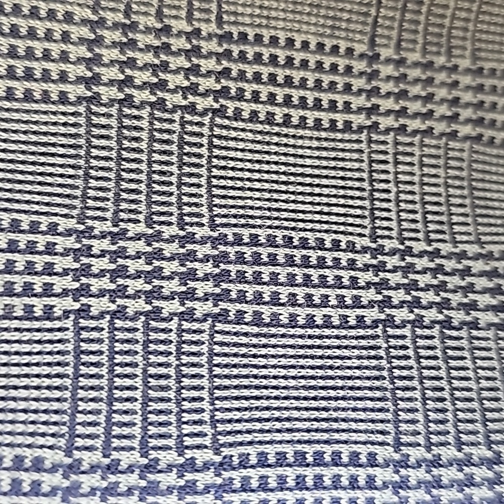 Greg Norman 100% Cotton Ocean Blue Crosshatch Print Polo Size L NWT - Picture 8 of 8